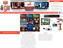 Tablet Screenshot of agileventos.com.br